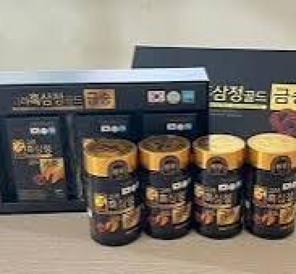 Cao Hồng Sâm Đen Linh Chi Đông Trùng Hạ Thảo 240g 4 Hũ Chính Hãng